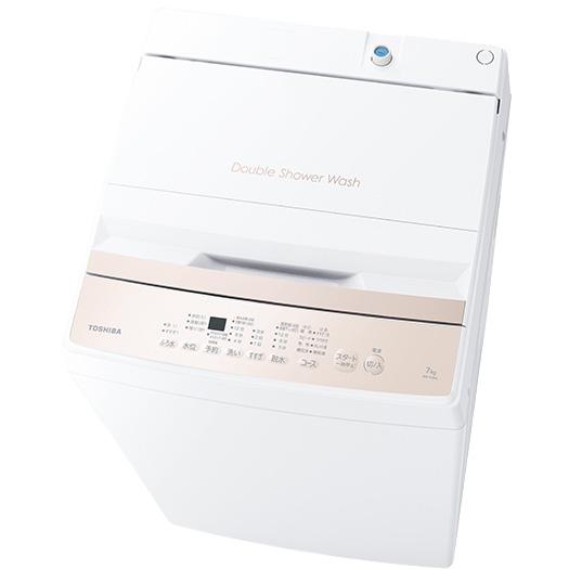 全自動洗濯機  洗濯・脱水容量7kg 東芝 ピュアホワイト AW-7GM4-W TOSHIBA 時間...
