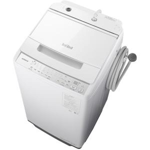 全自動洗濯機 洗濯・脱水容量7kg 日立 ビートウォッシュ ホワイト BW-V70J-W HITACHI 時間指定不可｜d-price