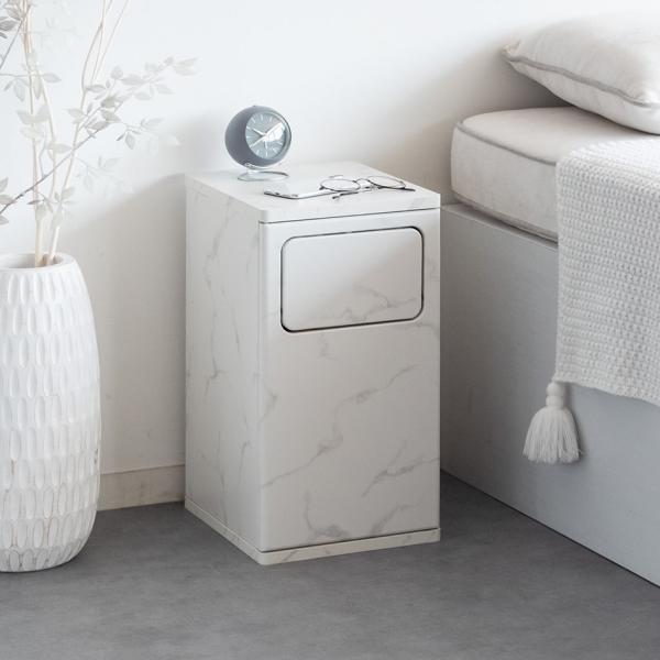 メーカー直送 ウッドプッシュダストボックス ゴミ箱 組立式 20Lポリ袋対応 宮武製作所 Empro...