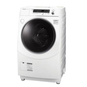 代引不可 日時指定不可 SHARP シャープ ES-H10F-WR ドラム式洗濯乾燥機 洗濯・脱水容量10kg 右開き ホワイト系