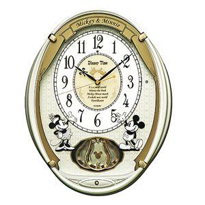 FW567W ディズニータイム ミッキー＆フレンズ SEIKO セイコー キャラクター電波掛時計 クロック ミッキーマウス＆ミニーマウス