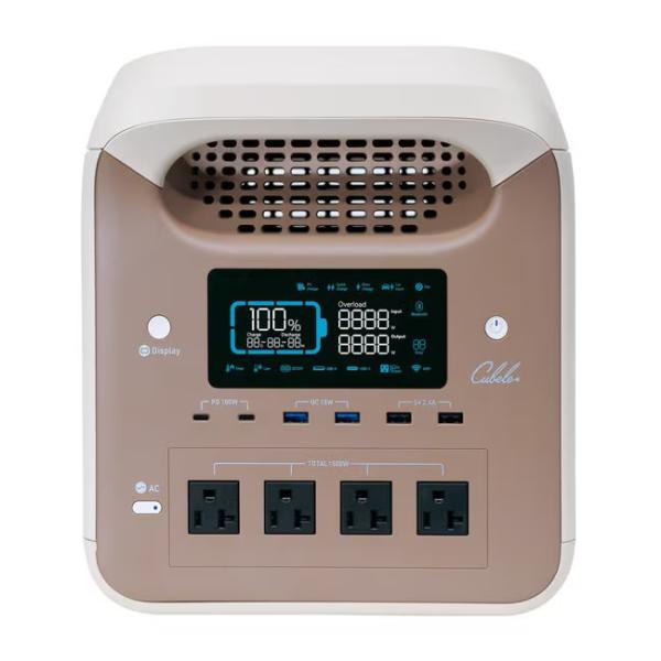 お取り寄せ ポータブル電源 リン酸鉄リチウムイオン電池式 ハイパワーモデル インベス Cubele(...