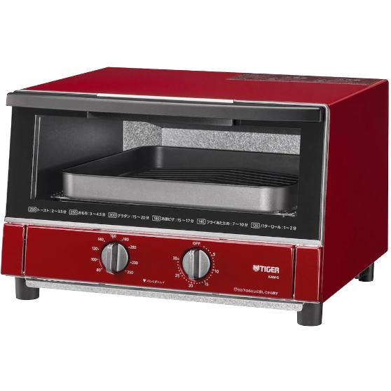 オーブントースター タイガー レッド KAM-S131-R TIGER