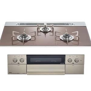 お取り寄せ 時間指定不可 ノーリツ piatto N3WS4PWASZSTESC-12A13A ビルトインガスコンロ 左右強火力 都市ガス用 75cmタイプ ワイドグリル