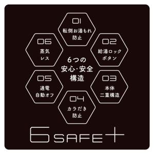 蒸気レス電気ケトル 0.8L タイガー 6SA...の詳細画像5