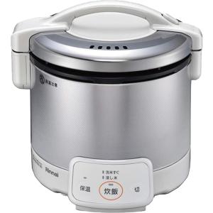 ガス炊飯器 都市ガス用 0.5〜3合 電子ジャー付 リンナイ こがまる RR-030VQ-W-12A13A グレイッシュホワイト Rinnai｜d-price