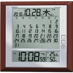 電波時計 六曜表示 掛置兼用 温湿度表示付 セ...の詳細画像1