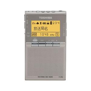 TY-SPR6-N TOSHIBA 東芝 LEDライト付き ワイドFM／AM ポケットラジオ サテンゴールド
