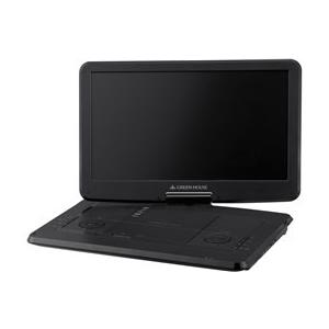 GREEN HOUSE グリーンハウス ポータブルDVDプレーヤー BK GH-PDV15VT-BK