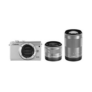 キヤノン CANON EOS M100 ダブルズームキット ホワイト デジタル一眼カメラ 大特価!! 公式ショップ