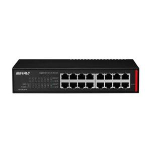 ★バッファロー ギガビット16ポート スマートLiteスイッチングハブ VLAN QoS ループ防止...