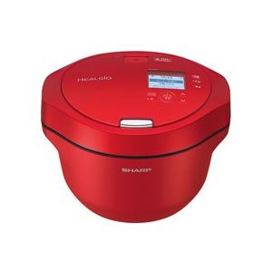 ★SHARP / シャープ ヘルシオ ホットクック KN-HW24G-R [レッド系]【電気調理鍋・...