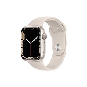 ★Apple Watch Series 7 GPSモデル 45mm MKN63J/A [スターライトスポーツバンド]