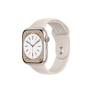 ★Apple Watch Series 8 GPSモデル 45mm MNP23J/A [スターライトスポーツバンド]