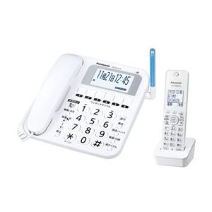 パナソニック デジタルコードレス電話機VE-GDL45DL-W 概要 コードレス電話機（子機1台付き） VE-GDL45DL | 電話機