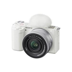 ★ソニー / SONY VLOGCAM ZV-E10K パワーズームレンズキット [ホワイト]【デジ...