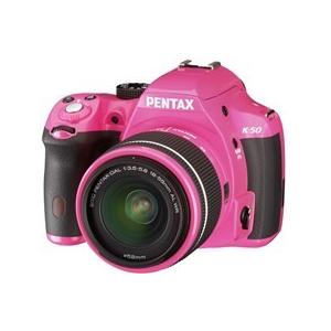 Pentax ペンタックス K 50 ピンク 大決算セール レンズキット