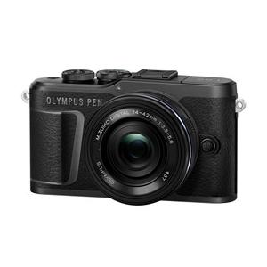 OLYMPUS オリンパス PEN E-PL10 14-42mm デジタル一眼カメラ ブラック EZレンズキット 市場 割り引き