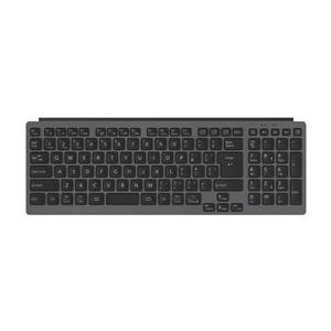 ★富士通 マルチOS・マルチペアリング対応 ワイヤレス静音キーボード (テンキー付き) FMV Co...