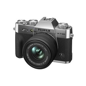 ★FUJIFILM X-T30 II XC15-45mmレンズキット （E） シルバー 【デジタル一眼カメラ】