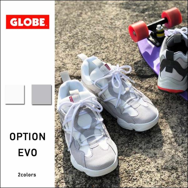 GLOBE / OPTION EVO / GB-20 グローブ ダッドシューズ スポーツ スケートボ...