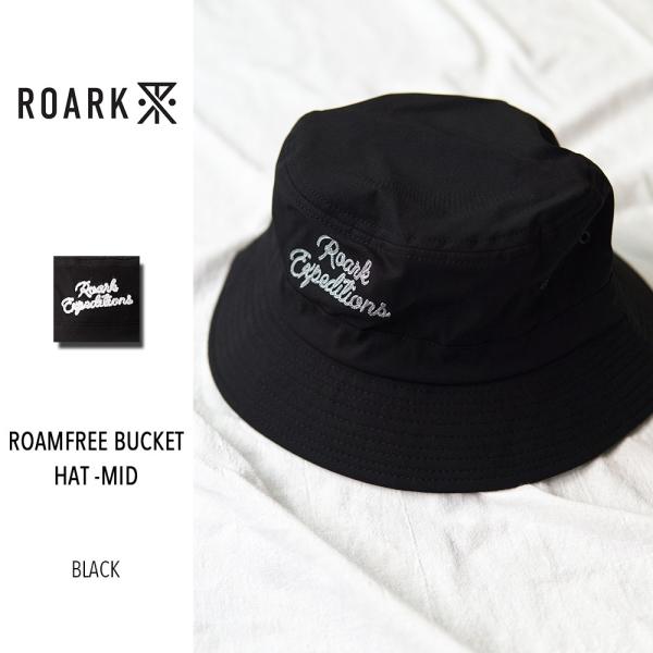 ROARK REVIVAL ROAMFREE BUCKET HAT -MID RHJ1208-BLK...