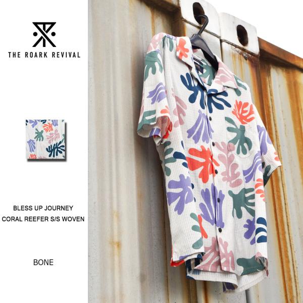 ROARK REVIVAL BLESS UP JOURNEY CORAL REEFER S/S WO...