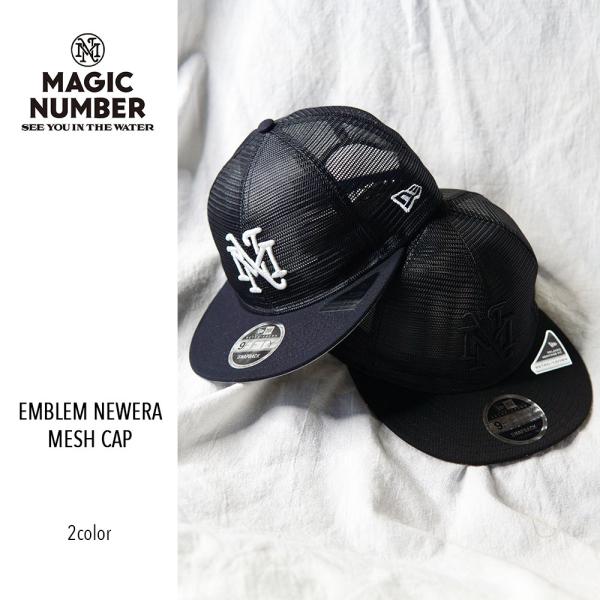 MAGIC NUMBER EMBLEM NEWERA MESH CAP STD-C08 マジックナン...