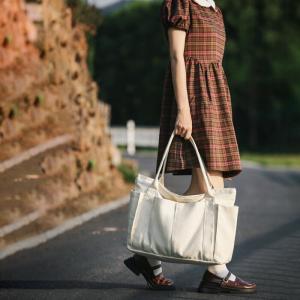 トートバッグ 帆布 大きめ レディース 大容量...の詳細画像2