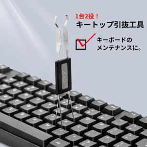 メカニカルキーボード 両用 キートップ引抜工具 メンテナンス用 キーキャッププラー キースイッチ キーキャップ キーボードメンテナンス｜d-shopbydiw