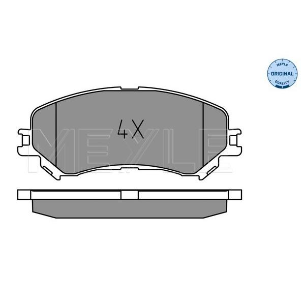 ルノー フロントブレーキパッド 新品 MEYLE 0252234719 410606808R