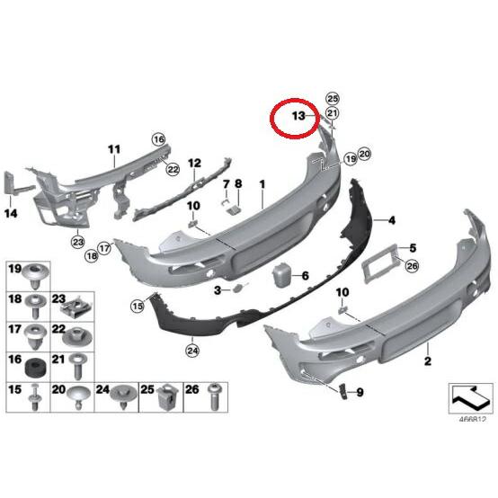 BMW MINI(ビーエムダブリュー ミニ)Ｒ保護フィルムＲＨ純正品 新品F54 511274272...