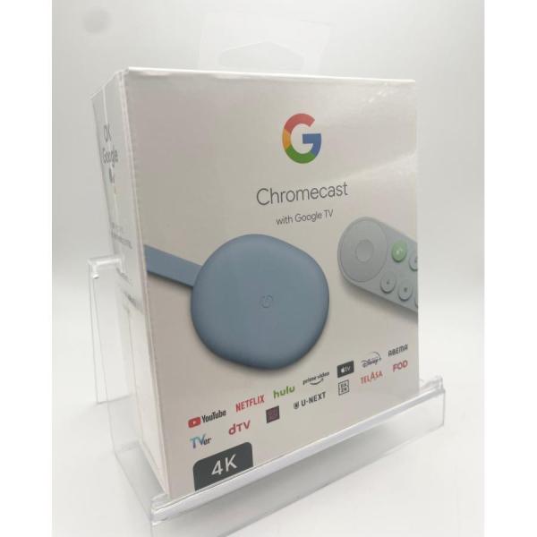 優良配送 廃盤品 Chromecast with GoogleTV 4Kモデル Sky クロームキャ...