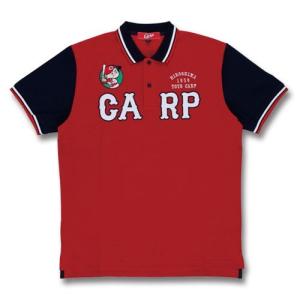 広島東洋カープ CARP 2018年 数量限定商品 アップリケポロシャツ（赤）Carp PR｜d-suizan-p