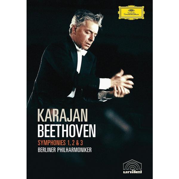 新品 送料無料 ベートーヴェン 交響曲第1番・第2番・第3番 英雄 カラヤン DVD