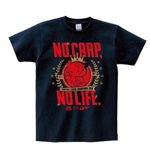 優良配送 広島東洋カープ×タワーレコード NO CARP NO LIFE 2016 V7 優勝記念Tシャツ ネイビー CARP タワレコ｜d-suizan-p