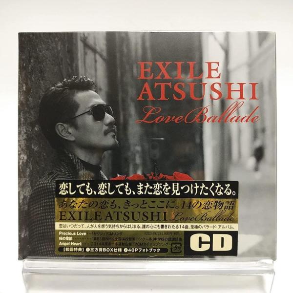 優良配送 EXILE ATSUSHI CD Love Ballade 初回特典 三方背BOX仕様 4...