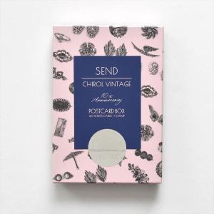 [7月中旬入荷予定] CHIROL VINTAGE POST CARD BOX ピンク
