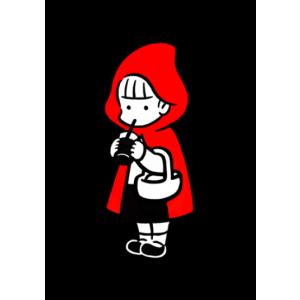 [5月下旬入荷予定] ｌｉｔｔｌｅ　ｒｅｄ　ｒｉｄｉｎｇｈｏｏｄ　ｉｎ　ｂｌａｃｋ　キャンバス原画