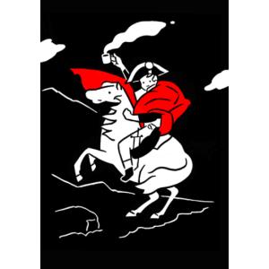 [5月下旬入荷予定] ＮＡＰＯＬＥＯＮ　ＢＬＡＣＫ　キャンバス原画