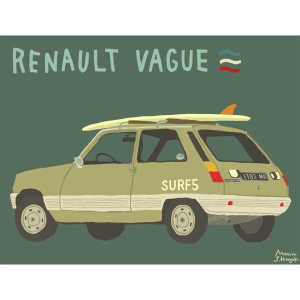 [受注販売 額装あり] アート作品 『SURF 5』