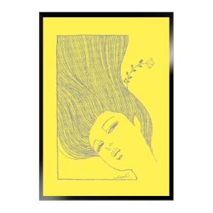 受注販売] 上村一夫シルクスクリーンポスター A4 グレー : 代官山 蔦屋