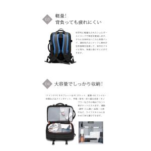 ビジネスリュック バックパック 旅行用 2泊3...の詳細画像4
