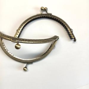 口金 (約幅12.5cm×深さ5.5cm)古銅...の詳細画像5
