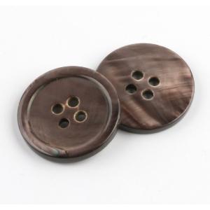 貝ボタン(黒蝶貝) 裏穴シェルボタン9mm 10mm 11.5mm 12.5mm 1個入 天然