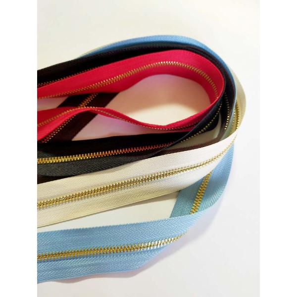 3番　金属ファスナー　切売り　10cm単位カット売り 両用 　　ファスナー 手芸 手芸用品 手作り ...