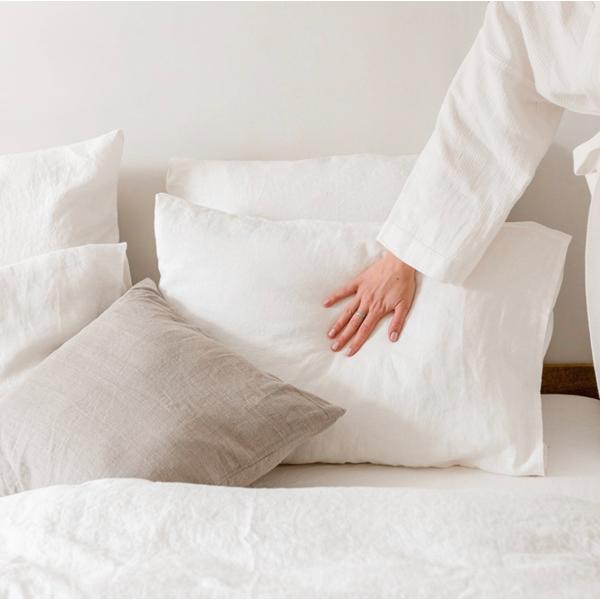 リネン100％ 　ペローケース　枕カバー 45×65cm 　封筒式
