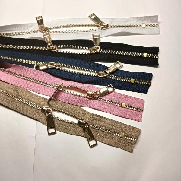 5番　両開き金属ファスナー　80cm 手芸 手芸用品 手作り ハンドメイド クラフト用品 「メール便...