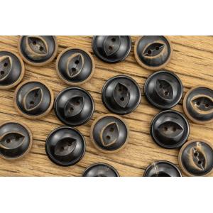 天然素材 水牛ボタン 牛の角 ボタン 10mm...の詳細画像1