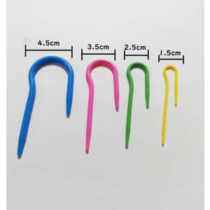 プラスチックなわ編み針 4枚セット 彎曲したか...の詳細画像1
